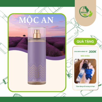 Xịt thơm cơ thể hương lavender & cam